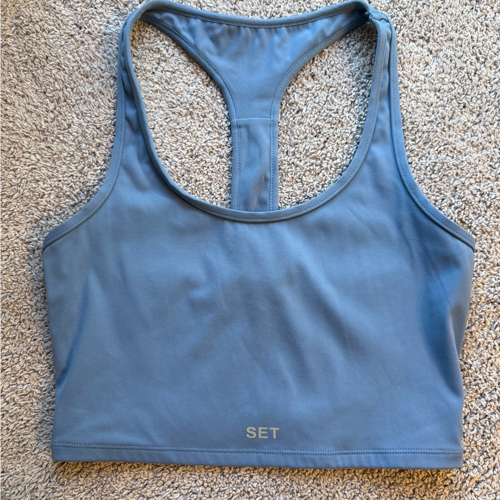 SET Active Blue Sports Bra